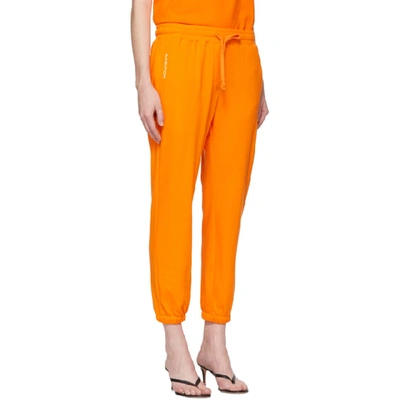Shop Pushbutton Orange Logo Lounge Pants
