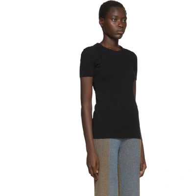 Shop Helmut Lang Black Double Layer T-shirt