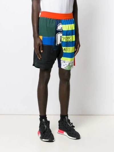 Shop Amen Elasticated Waistband Shorts In Green