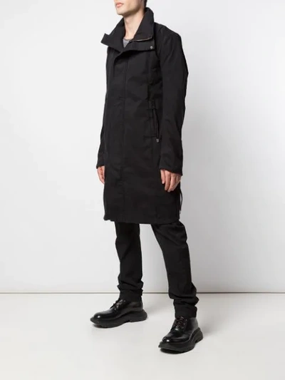 Shop Army Of Me Oversized Long Coat In Black