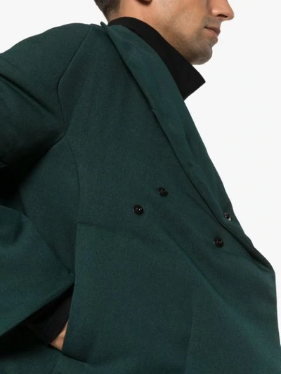 Kiko Kostadinov Vein Cropped Padded Jacket In Green | ModeSens