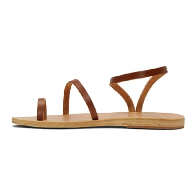 ANCIENT GREEK SANDALS 棕色 APLI ELEFTHERIA 凉鞋