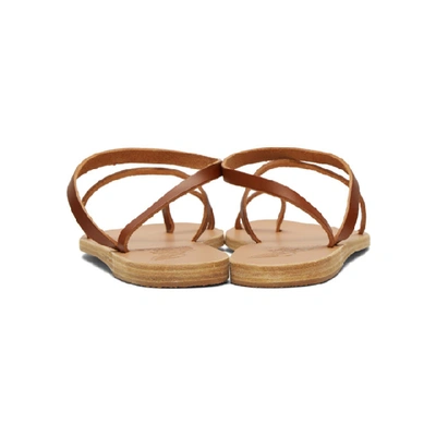 ANCIENT GREEK SANDALS 棕色 APLI ELEFTHERIA 凉鞋