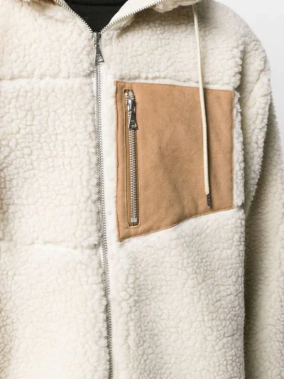 Shop John Elliott Pocket Detail Jacket In White