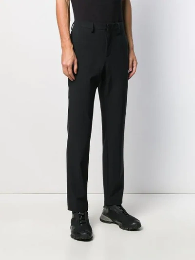 Shop Michael Kors Straight Leg Trousers In Black