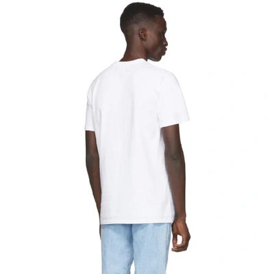 Shop A.p.c. White Raymond T-shirt In Aab Blanc