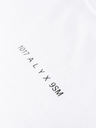 Shop Alyx Logo Long-sleeve Top In White
