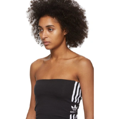 Shop Adidas Originals Black Tube Tank Top