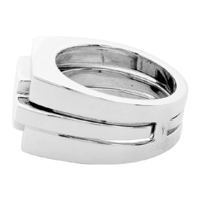 Shop Alan Crocetti Silver Puzzle Ring