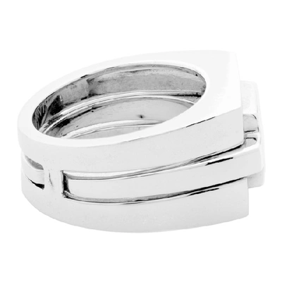 Shop Alan Crocetti Silver Puzzle Ring