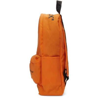 Shop Off-white Orange Quote Backpack
