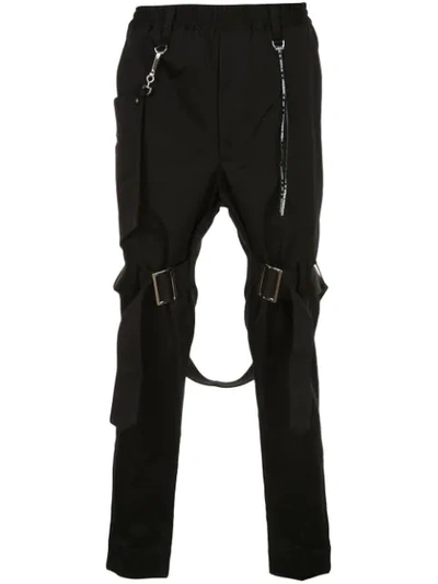 BUCKLE STRAP TROUSERS