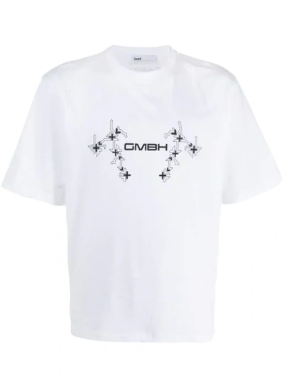 Shop Gmbh T-shirt Mit Grafischem Print In White