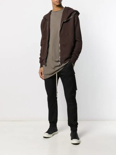 Shop Rick Owens Drkshdw Oversized Mid-length Vest Top In Grey