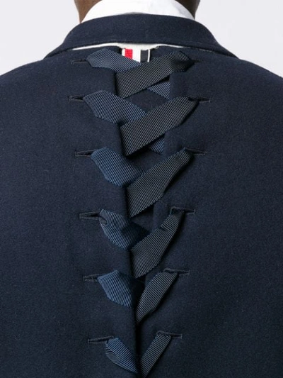 Shop Thom Browne Lace In 415  Navy
