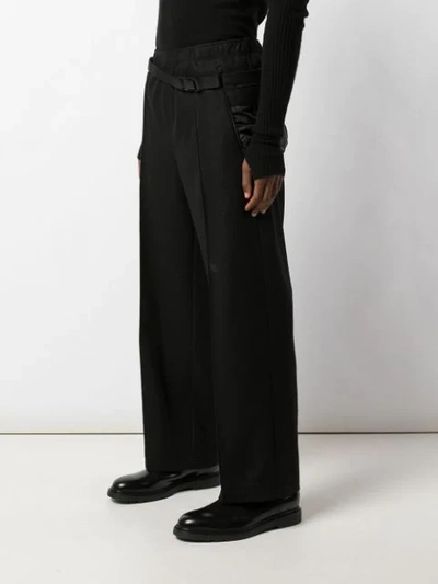 Shop Maison Margiela Bumbag Tailored Trousers In 900
