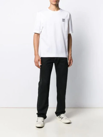 Shop Etudes Studio X Keith Haring Chest Patch T-shirt In White