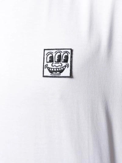 Shop Etudes Studio X Keith Haring Chest Patch T-shirt In White