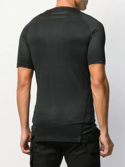 Shop Alyx Nike Swoosh Fitted T-shirt In Black