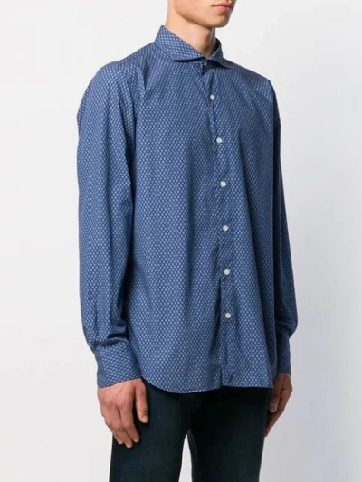 Shop Finamore 1925 Napoli Tokyo Shirt In Blue