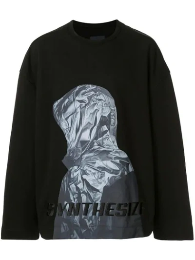 Shop Juunj Synthesize Sweatshirt In Black