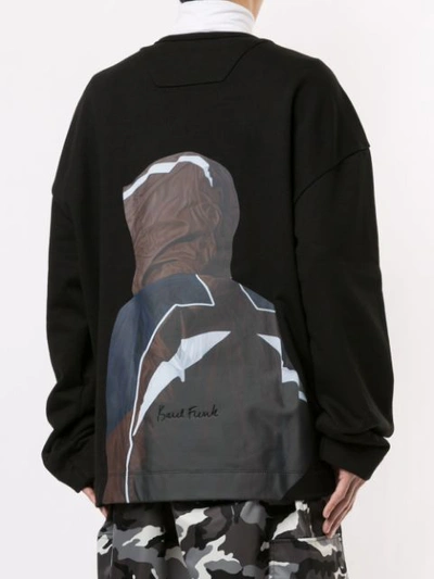 Shop Juunj Synthesize Sweatshirt In Black
