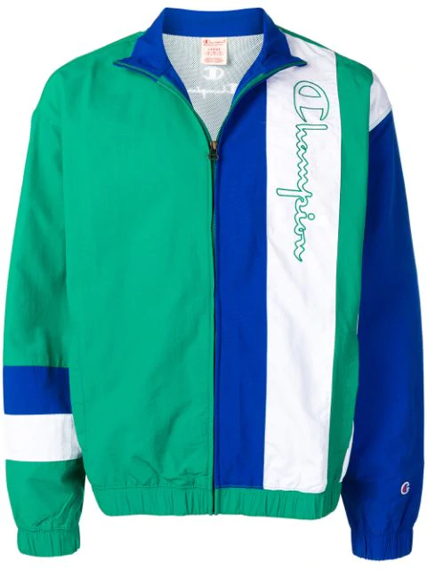 champion jacket green