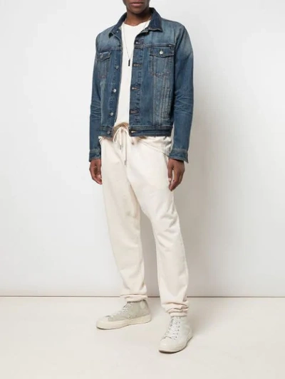 John Elliott University Oversized Cotton-jersey T-shirt In White