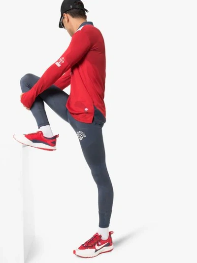 Shop Nike X Gyakusou Helix Leggings In  Blue: