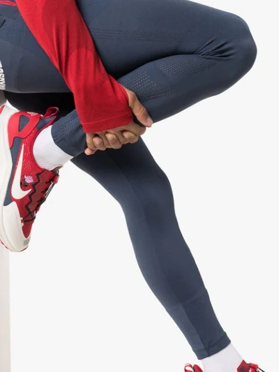 Shop Nike X Gyakusou Helix Leggings In  Blue: