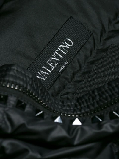 Shop Valentino Padded Jacket In 0no-nero