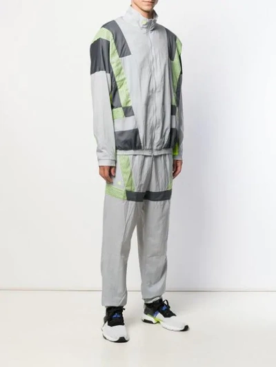 Shop Nike X Clot Woven Tracksuit In Grey