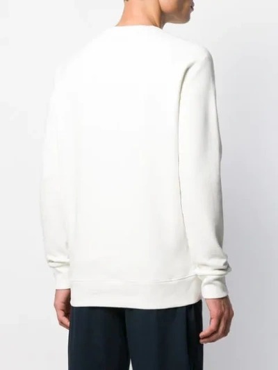 Shop Maison Kitsuné Kool Fox Sweatshirt In White