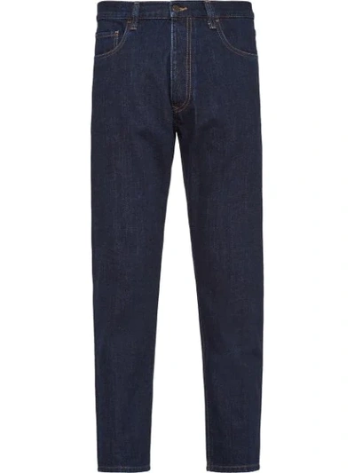 Shop Prada Slim-fit Jeans - Blue