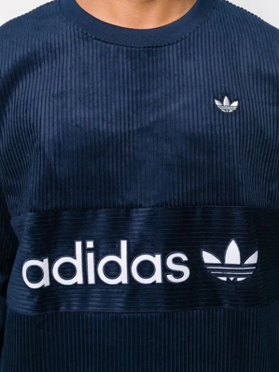Shop Adidas Originals Samstag Corduroy Sweatshirt In Nindig