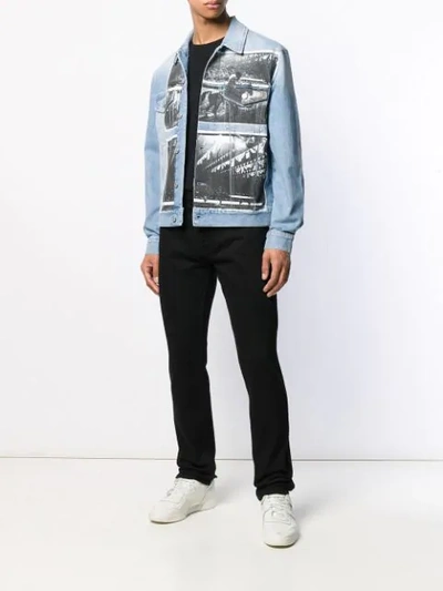 Shop Calvin Klein Jeans Est.1978 X Andy Warhol Denim Jacket In Blue