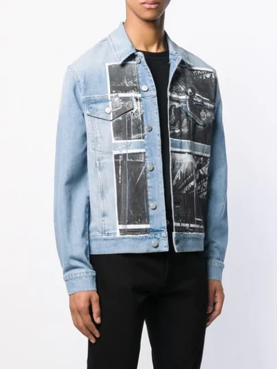 Shop Calvin Klein Jeans Est.1978 X Andy Warhol Denim Jacket In Blue