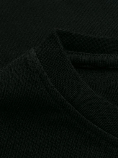 Shop A-cold-wall* Long Sleeve Mesh Logo Sweater In Black