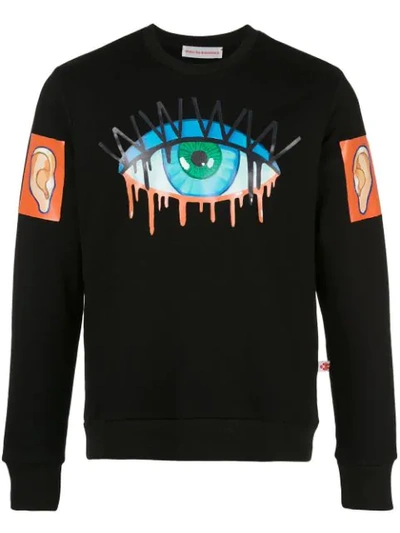 Shop Walter Van Beirendonck Monster Sweatshirt In Black ,multicolour