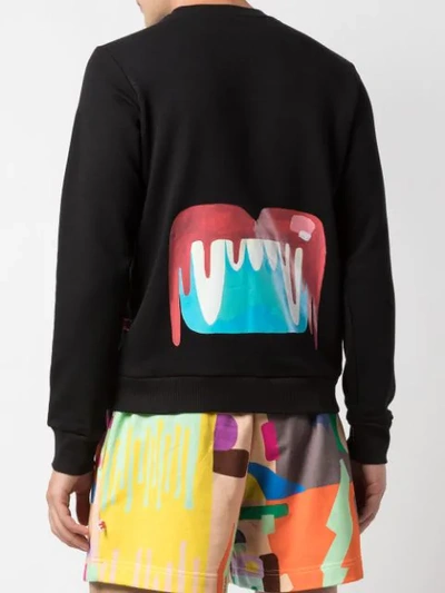 Shop Walter Van Beirendonck Monster Sweatshirt In Black ,multicolour