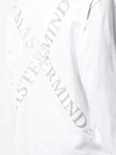 Shop Mastermind Japan Skull Logo T-shirt In White