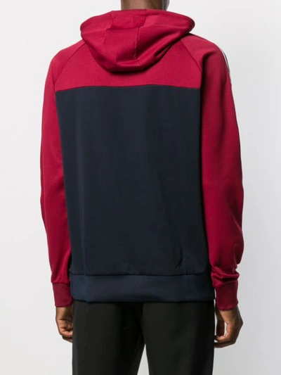 Shop Fila Colour-blocked Hoodie In Red