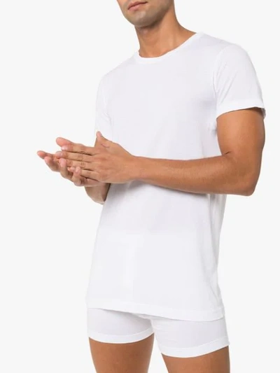 Shop Schiesser Josef T-shirt In White