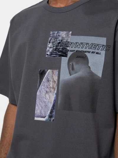 Shop Juunj Graphic Print T-shirt In Grey