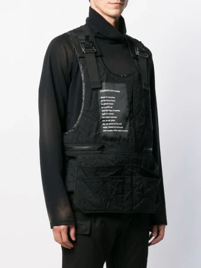 Shop Takahiromiyashita The Soloist Body Armor Vest In Black