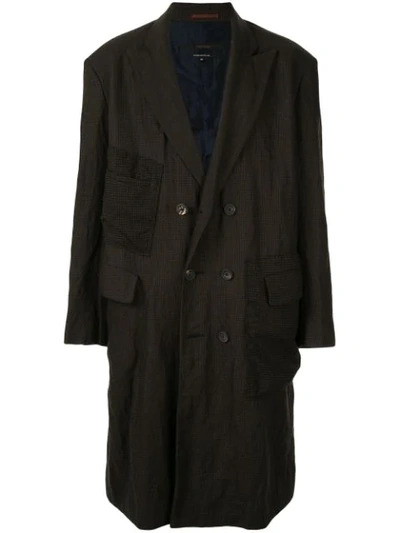 Shop Ziggy Chen Loose Fit Coat In 85