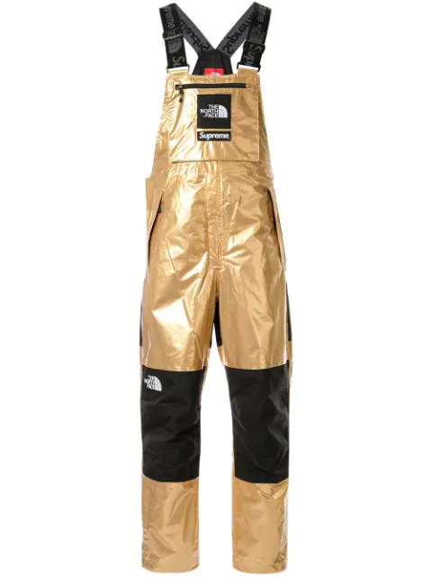 supreme x north face gold