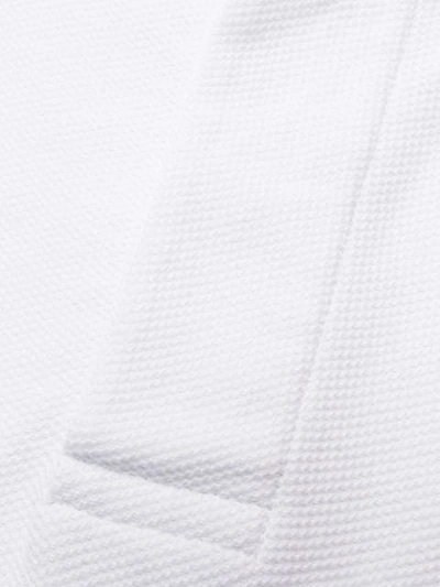 Shop Raf Simons Embroidered Logo Polo Shirt In White