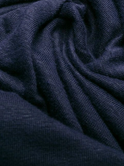 Pre-owned Giorgio Armani 1990's Longsleeved Polo Shirt In Blue
