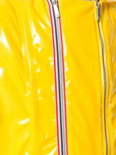 Shop Thom Browne Oversized Nylon Slicker Swim Parka In 745 Medium Yellow